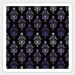 Purple Pastel Haunted Mansion Wallpaper Magnet